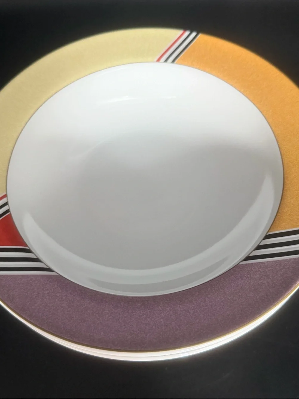 Studio Nova Eastside Red 8 5/8” Soup Bowls Set of 6 HG212 Discontinued